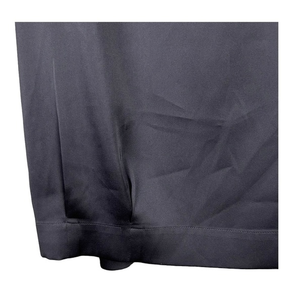 NEW YORK COMPANY COLLECTION Women's XL Gray Dress Silky High Neck - Picture 6 of 14